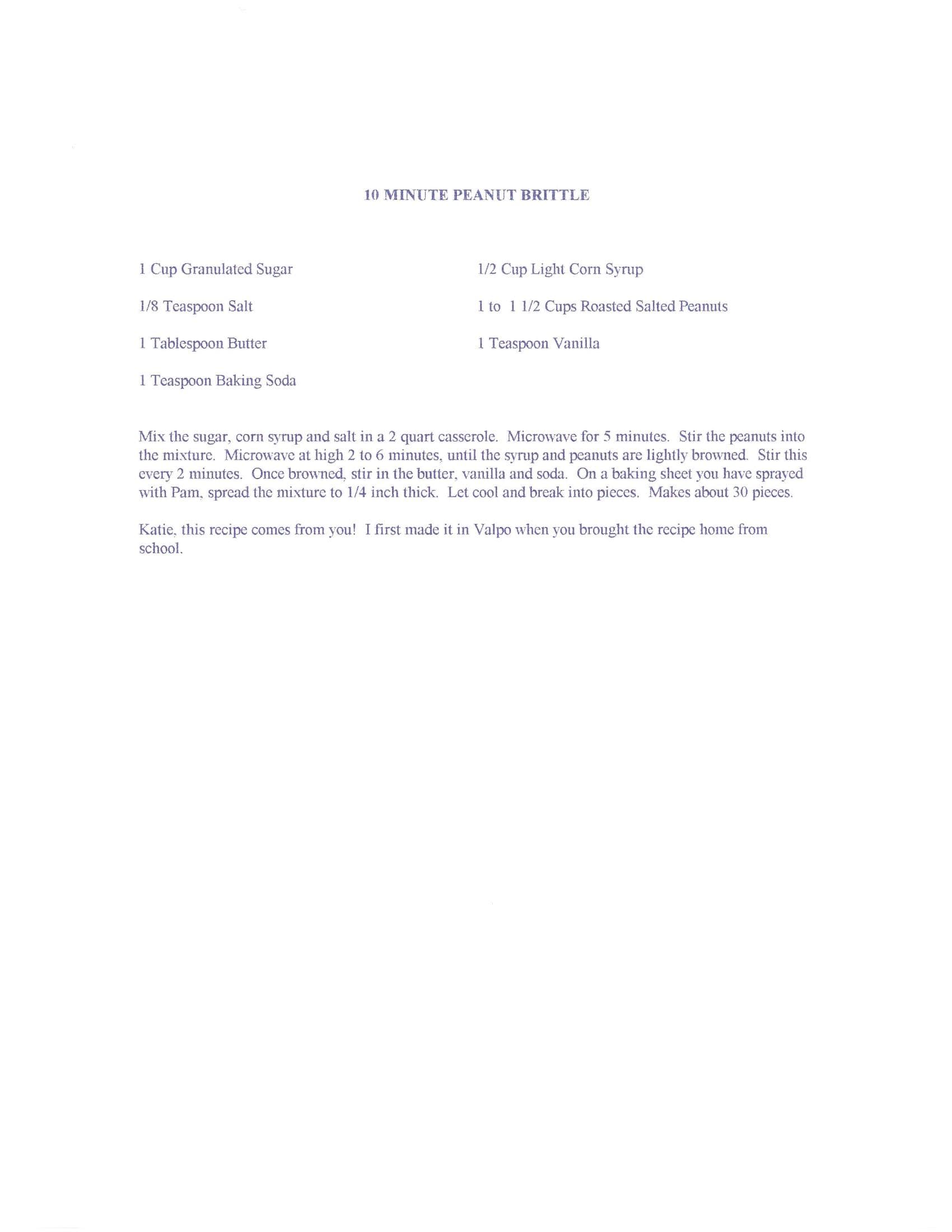 Original cookbook page for Walnut Cookies